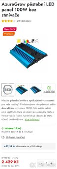 AzureGrow pěstební LED panel 100W - 3