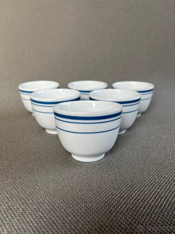 Rosenthal 6x kalíšek, mistička Modré linky 120ml - 3