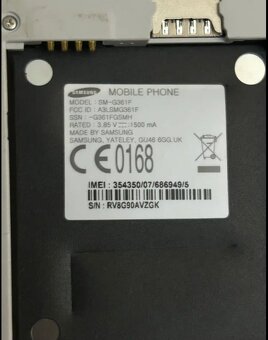 Samsung SM-G361F mobil – bez baterie, základní deska OK - 3