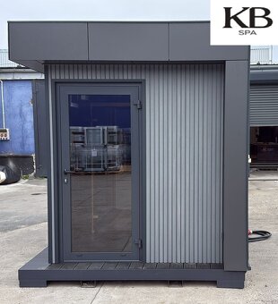 Zahradní sauna / kontejnerová sauna / venkovní sauna 4,0x2,5 - 3