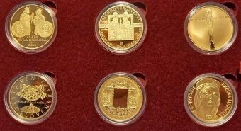 Zlato / kompletní sada čnb mimořádné ražby 6x1oz - 3