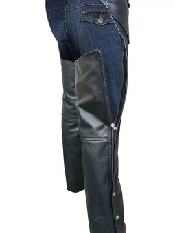 Moto Pánske Kožené Chapsy - 3