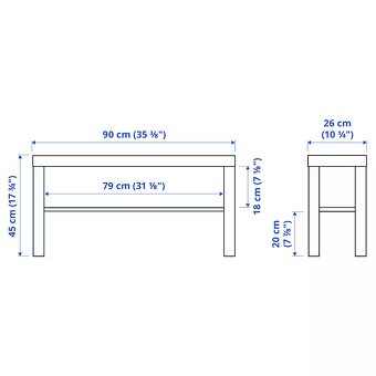 Prodám konferenční stolek IKEA Lack - 3