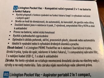 Ruční vysavač Livington - 3
