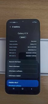 Nový Samsung Galaxy A14 4/64GB Black - 3