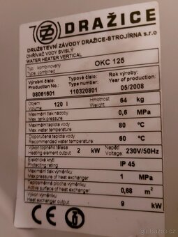 Elektrický bojler - Dražice - 3