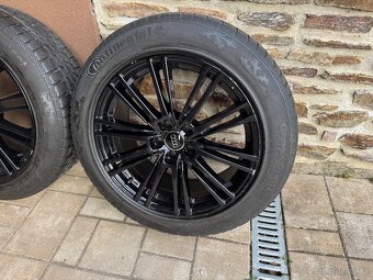 ALU kola 5x112 AUDI R19 + pneumatiky Continental - 3