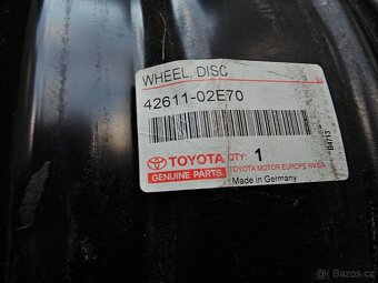 Plechové disky Toyota R16 5x114,3 ET45 6,5J Avensis Auris - 3