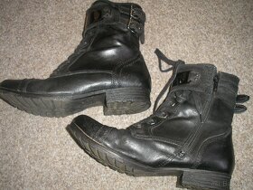 Kožené kotníkové boty vel.37 - 3