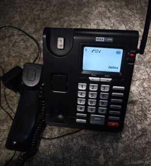 Telefon Maxcom pro seniory SIM, hlasitý odposlech, SMS, id - 3