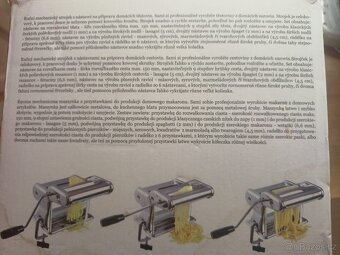 Strojek na nudle Orion / domácí těstoviny - 3