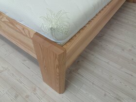 Nová 4 cm jasanová postel, nosnost 600 kg, Odvezu a smontuji - 3