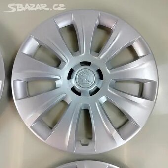 Originální poklice Škoda 16" 4 kusy - 3