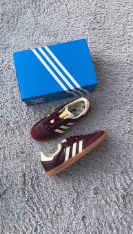 adidas Samba OG Maroon Gold Metallic (W) - 3
