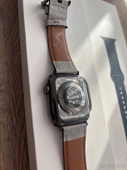 Apple Watch Series 7 (45 mm) – originál + nový modrý pásek - 3