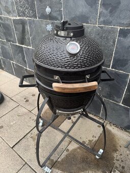 Zahradní gril vajíčko rošt průměr 34cm - 3