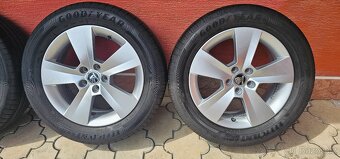 Originál alu Škoda SCALA 5x100 205/55 R16 - 6,5mm - 3