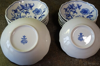Cibulák porcelán misky 6 + 7 kusů - 3