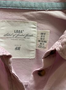 Dámská růžová košile HM - 3