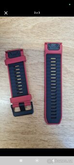 Fenix 8, 6x, 7x, tah, řemínek, pásek 26mm červeno/černý - 3