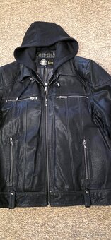 Pánská kožená bunda KARA - 3