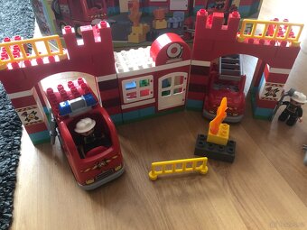 Velká sada lego duplo hasiči + vrtulník - 3
