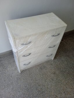 Skříň komoda bílá - 3