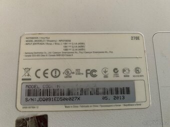 Notebook Samsung 270E - 3