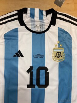 Dres Lionel Messi – Argentina, finále Mistrovství světa 2022 - 3