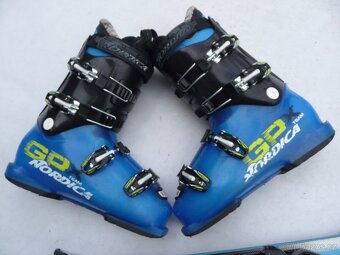 334. lyže HEAD - 140cm (2024) + boty NORDICA 39,5eu + Hole - 3