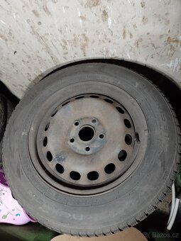 Zimní sada kol 5x112, plechová,195/65 R15 - 3