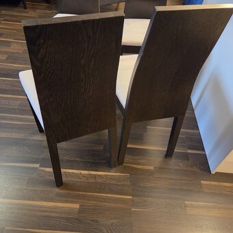 Jídelní židle sada 4 ks , barva wenge - 3