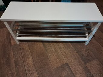 Ikea lavice s botníkem Tjusig - 3