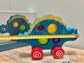 Nová dřevěná hračka dinosaurus - 3