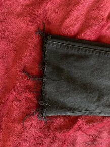 Černé široké džíny (Nepříliš dlouhé) XS-S - 3