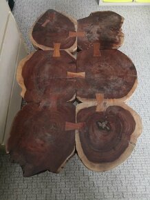 Krásný dreveny konferencni stůl sheesam 107x 70 cm - 3