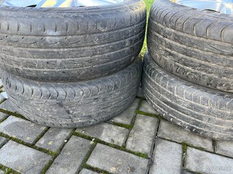 4x alu disky 5x110 R16, letní pneu - 3