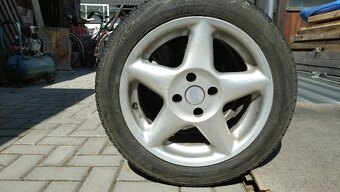 ALU kola 4x100 na letních pneu Firestone 195/50R15 - 3