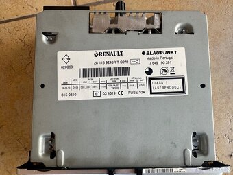 RADIO RENAULT MEGANE III SCENIC III 281159243RT + KÓD - 3
