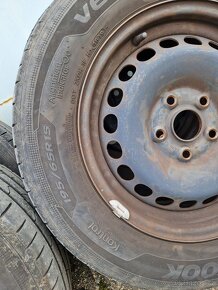 Celá kola Golf,Octavia, Passat 195/65 R15 91H+ocel disk ET37 - 3