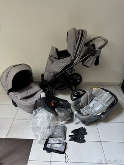 Kočárek Noordi Luno + autosedačka Cybex Aton - 3