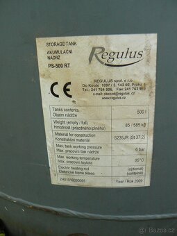 Akumulační nadrž Regulus 600 l - 3