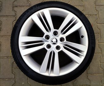 Alu kola originál Škoda Octavia II, III, RS 5x112 R18 - 3