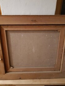 Prodám obraz olejomalba les - 3