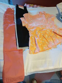 Prodám set dívčího oblečení 110/116 - 3