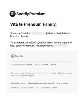Spotify Family – měsíčně - 3