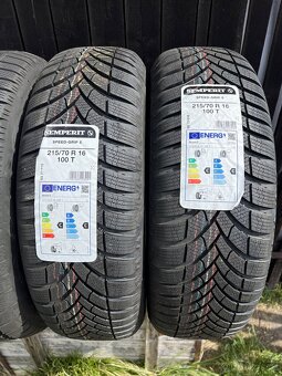 Sada zimních pneu 2+2 215/70/16 100T Dunlop +Semperit - 3
