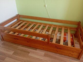 Postel masiv 90x200 s úložným prostorem - 3