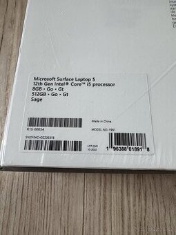 Microsoft Surface Laptop 5 – i5 / 8GB RAM / 512GB SSD - 3