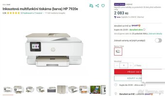 Inkoustová multifunkční tiskárna (barva) HP 7920e - 3
